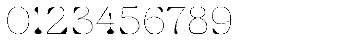 Gardino Thin Font OTHER CHARS