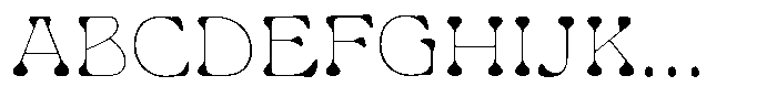 Gardino Thin Font UPPERCASE