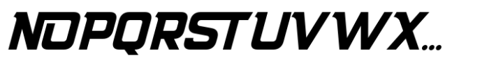 Gardion Slant Font UPPERCASE