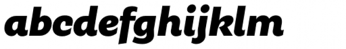 Gardner Sans Bold Italic Font LOWERCASE