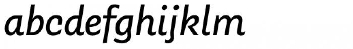 Gardner Sans Italic Font LOWERCASE
