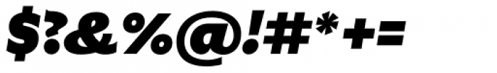 Gardner Sans Mammoth Italic Font OTHER CHARS