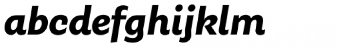 Gardner Sans Semibold Italic Font LOWERCASE
