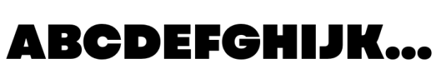 Garet Black Font UPPERCASE