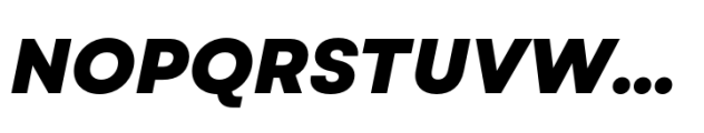 Garet Extra Bold Italic Font UPPERCASE