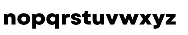 Garet Extra Bold Font LOWERCASE