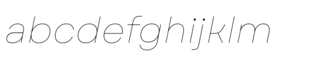 Garet Hairline Italic FONT