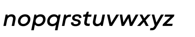 Garet Medium Italic Font LOWERCASE