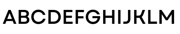 Garet Medium Font UPPERCASE