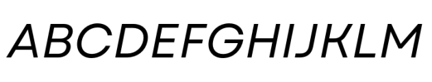 Garet Regular Italic Font UPPERCASE