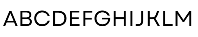 Garet Regular Font UPPERCASE