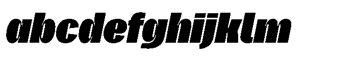Gargenic Black Oblique FONT