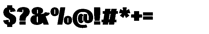 Gargenic Black Font OTHER CHARS