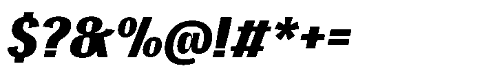 Gargenic Bold Oblique Font OTHER CHARS