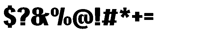 Gargenic Bold Font OTHER CHARS