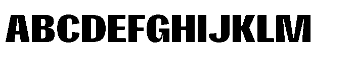 Gargenic Bold Font UPPERCASE