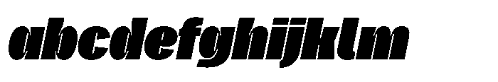 Gargenic Extra Black Oblique FONT