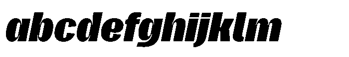 Gargenic Extra Bold Oblique FONT