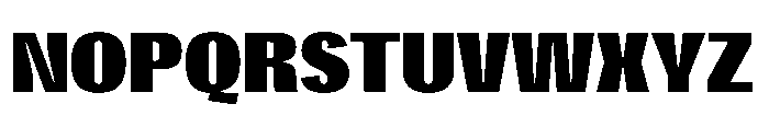 Gargenic Extra Bold Font UPPERCASE