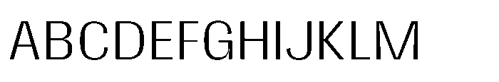 Gargenic Extra Light Font UPPERCASE