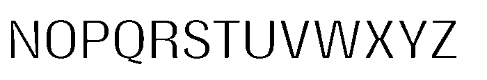 Gargenic Extra Light Font UPPERCASE