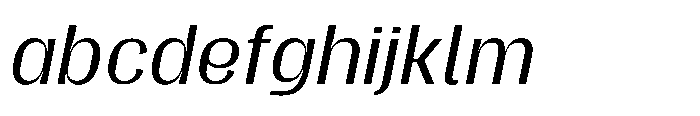 Gargenic Light Oblique FONT