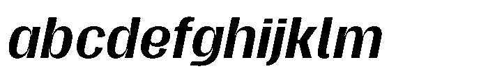 Gargenic Medium Oblique FONT