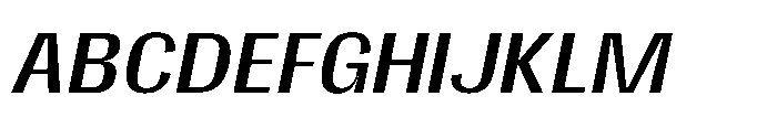 Gargenic Oblique Font UPPERCASE