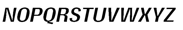 Gargenic Oblique Font UPPERCASE
