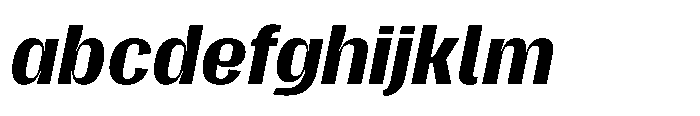 Gargenic Semi Bold Oblique FONT