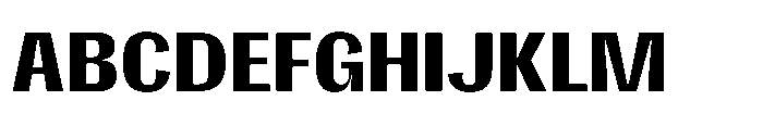 Gargenic Semi Bold Font UPPERCASE