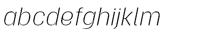Gargenic Thin Oblique FONT