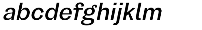 Garino Medium Oblique Font LOWERCASE