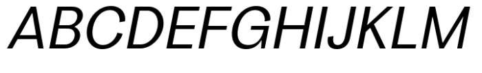 Garino Regular Oblique Font UPPERCASE