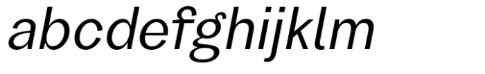 Garino Regular Oblique Font LOWERCASE