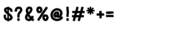 Garised Regular Font OTHER CHARS