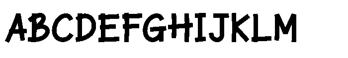 Garised Regular Font UPPERCASE