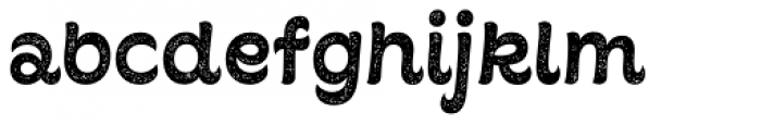 Garita Regular Rough Font LOWERCASE