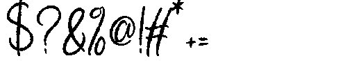 Garitha Complitten  Regular Font OTHER CHARS