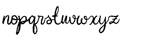 Garitha Complitten  Regular Font LOWERCASE