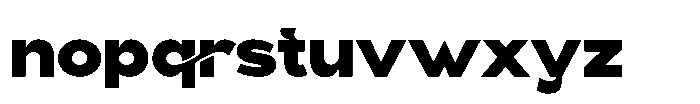 Garitz Font LOWERCASE