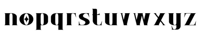 Garjita Extra Bold Font LOWERCASE