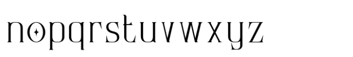 Garjita Extra Light Font LOWERCASE