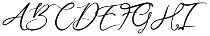 Garlando Signature Font UPPERCASE
