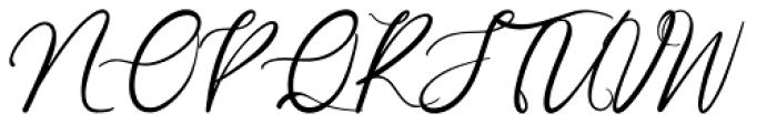 Garlando Signature Font UPPERCASE