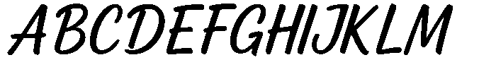 Garlic Shine Reguler Font UPPERCASE