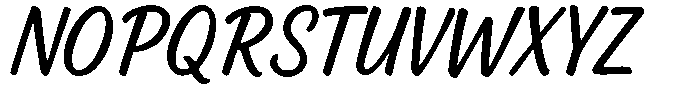Garlic Shine Reguler Font UPPERCASE