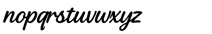 Garlic Shine Reguler Font LOWERCASE