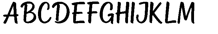 Garlic Shine Slant Font UPPERCASE
