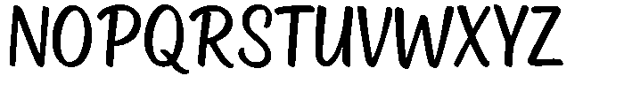 Garlic Shine Slant Font UPPERCASE